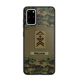 Personalized Swiss Veterans/Soldier Camo Phone Case Printed 22OCT-HY05