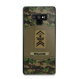 Personalized Swiss Veterans/Soldier Camo Phone Case Printed 22OCT-HY05