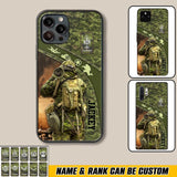 Personalized Canadian Veterans/Soldier Camo Phone Case Printed 22OCT-HQ05