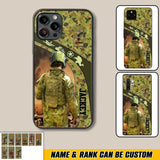 Personalized Australian Veterans/Soldier Camo Phone Case Printed 22OCT-HQ05