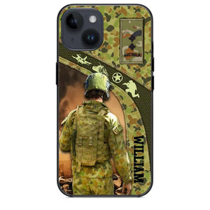 Personalized Australian Veterans/Soldier Camo Phone Case Printed 22OCT-HQ05