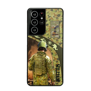 Personalized Australian Veterans/Soldier Camo Phone Case Printed 22OCT-HQ05