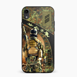 Personalized German Veterans/Soldier Camo Phone Case Printed 22OCT-HQ05