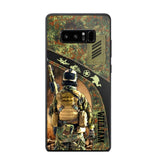 Personalized German Veterans/Soldier Camo Phone Case Printed 22OCT-HQ05