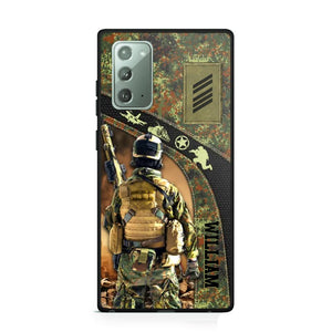 Personalized German Veterans/Soldier Camo Phone Case Printed 22OCT-HQ05