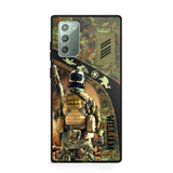 Personalized German Veterans/Soldier Camo Phone Case Printed 22OCT-HQ05