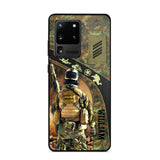 Personalized German Veterans/Soldier Camo Phone Case Printed 22OCT-HQ05