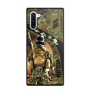 Personalized German Veterans/Soldier Camo Phone Case Printed 22OCT-HQ05