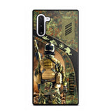 Personalized German Veterans/Soldier Camo Phone Case Printed 22OCT-HQ05