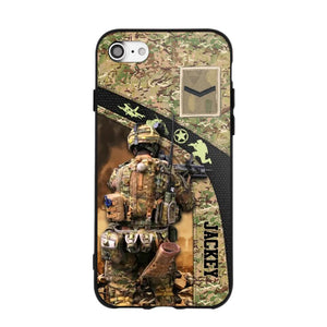 Personalized British Veterans/Soldier Camo Phone Case Printed 22OCT-HQ05