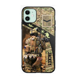 Personalized British Veterans/Soldier Camo Phone Case Printed 22OCT-HQ05