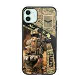 Personalized British Veterans/Soldier Camo Phone Case Printed 22OCT-HQ05