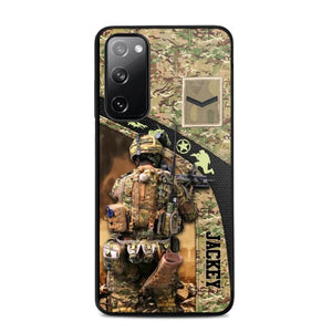 Personalized British Veterans/Soldier Camo Phone Case Printed 22OCT-HQ05