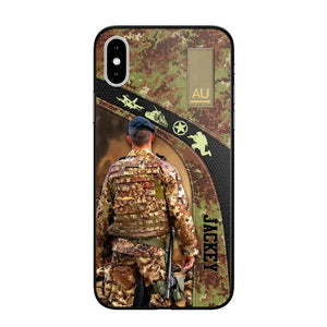 Personalized Italian Veterans/Soldier Camo Phone Case Printed 22OCT-HQ05