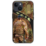 Personalized Italian Veterans/Soldier Camo Phone Case Printed 22OCT-HQ05