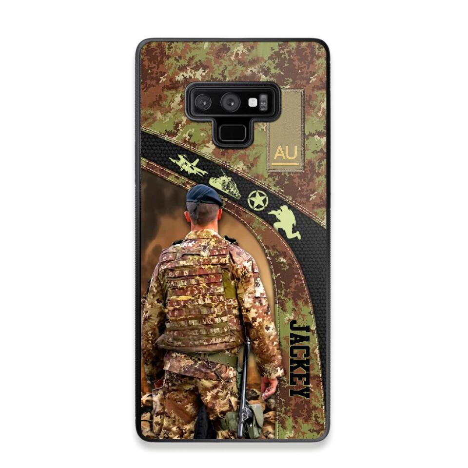 Personalized Italian Veterans/Soldier Camo Phone Case Printed 22OCT-HQ05