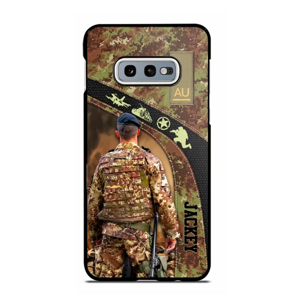 Personalized Italian Veterans/Soldier Camo Phone Case Printed 22OCT-HQ05