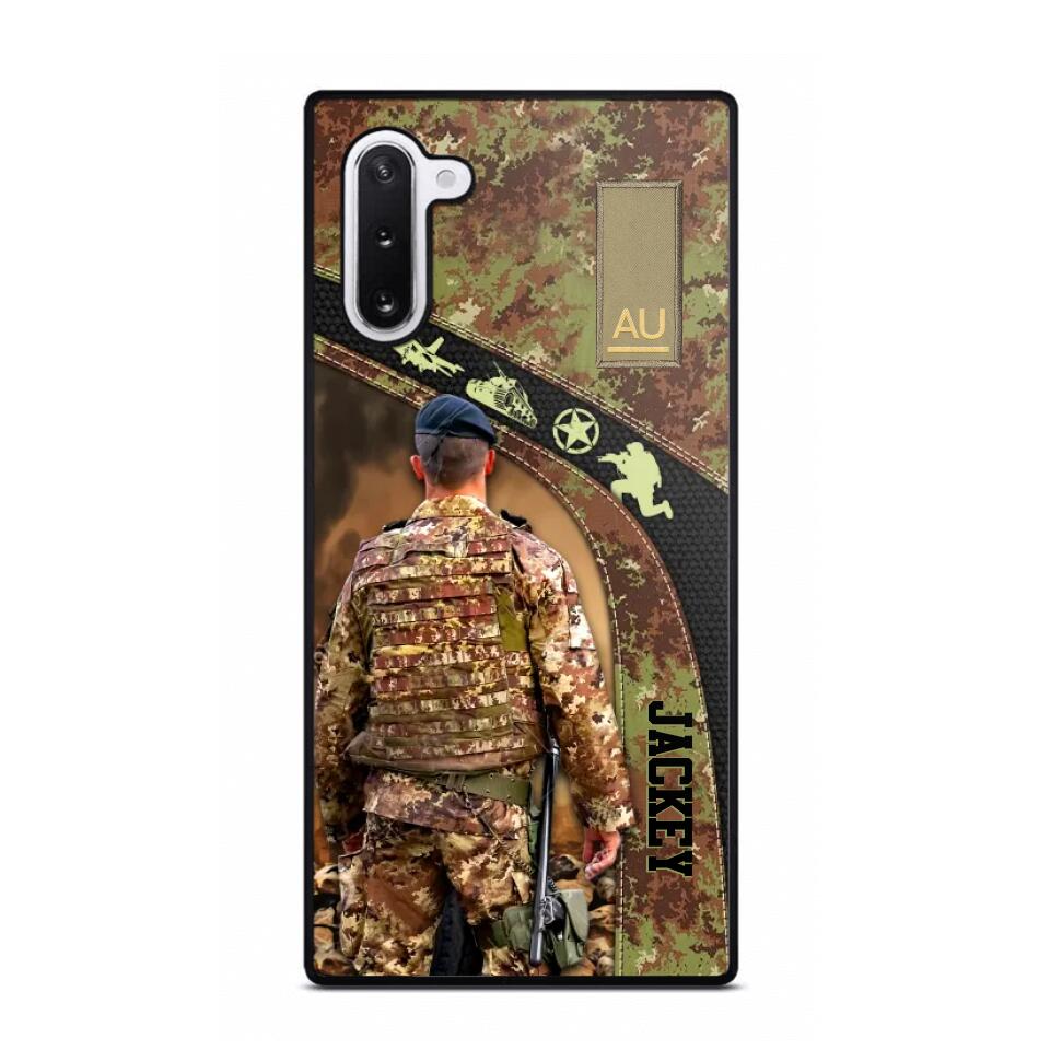 Personalized Italian Veterans/Soldier Camo Phone Case Printed 22OCT-HQ05