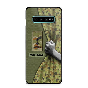 Personalized Australian Veterans/Soldier Camo Phone Case Printed 22OCT-HY06