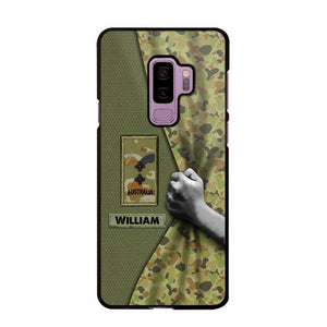 Personalized Australian Veterans/Soldier Camo Phone Case Printed 22OCT-HY06