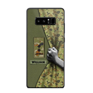 Personalized Australian Veterans/Soldier Camo Phone Case Printed 22OCT-HY06