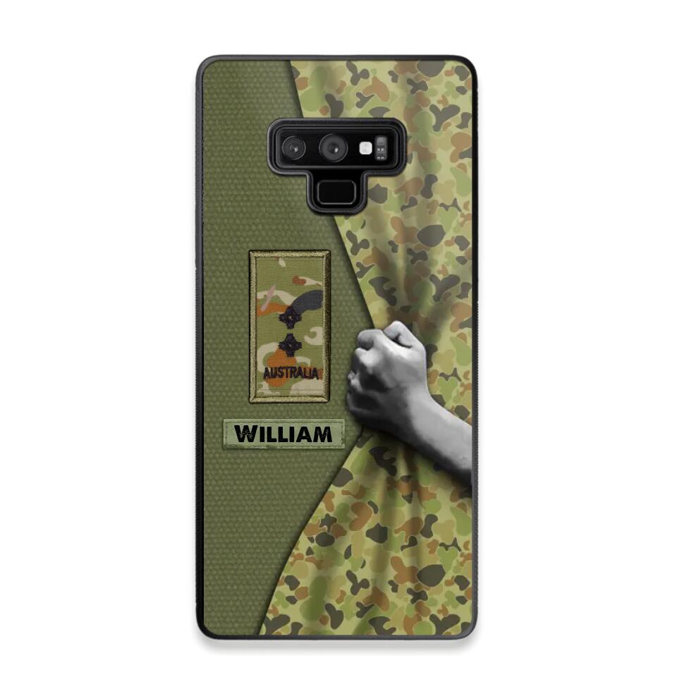 Personalized Australian Veterans/Soldier Camo Phone Case Printed 22OCT-HY06