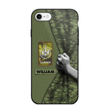 Personalized Canadian Veterans/Soldier Camo Phone Case Printed 22OCT-HY06