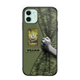 Personalized Canadian Veterans/Soldier Camo Phone Case Printed 22OCT-HY06