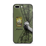 Personalized Canadian Veterans/Soldier Camo Phone Case Printed 22OCT-HY06