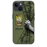 Personalized Canadian Veterans/Soldier Camo Phone Case Printed 22OCT-HY06