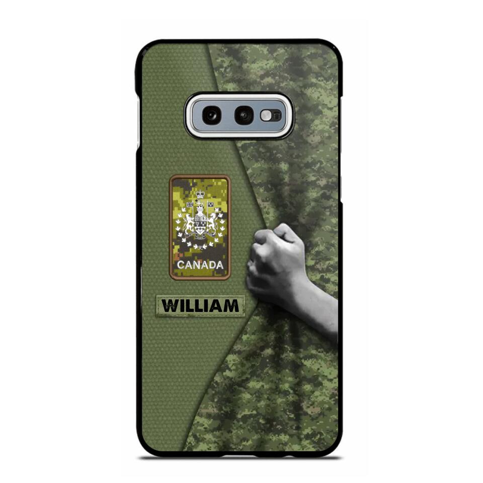 Personalized Canadian Veterans/Soldier Camo Phone Case Printed 22OCT-HY06