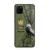 Personalized Canadian Veterans/Soldier Camo Phone Case Printed 22OCT-HY06