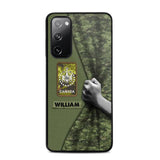 Personalized Canadian Veterans/Soldier Camo Phone Case Printed 22OCT-HY06