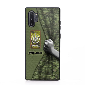 Personalized Canadian Veterans/Soldier Camo Phone Case Printed 22OCT-HY06