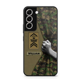 Personalized Swiss Veterans/Soldier Camo Phone Case Printed 22OCT-HY06