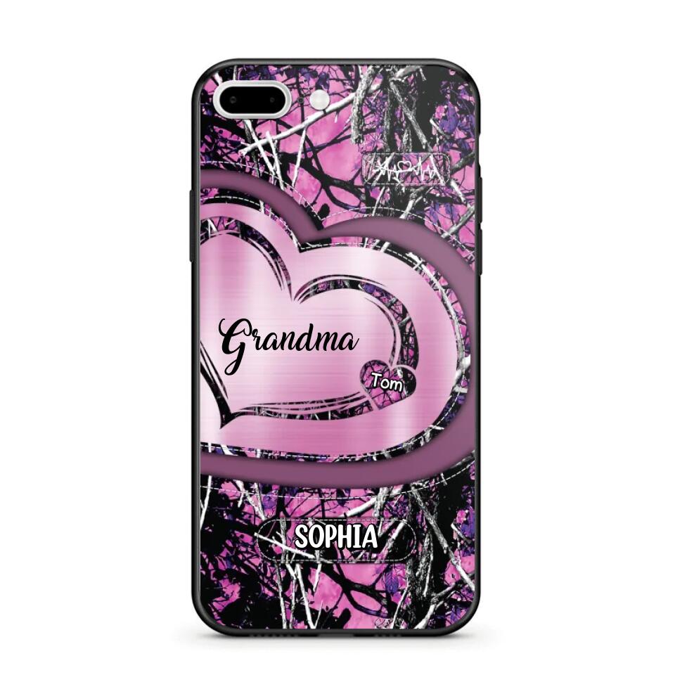 Personalized Grandma Kid Phone Case Printed 22OCT-HY06