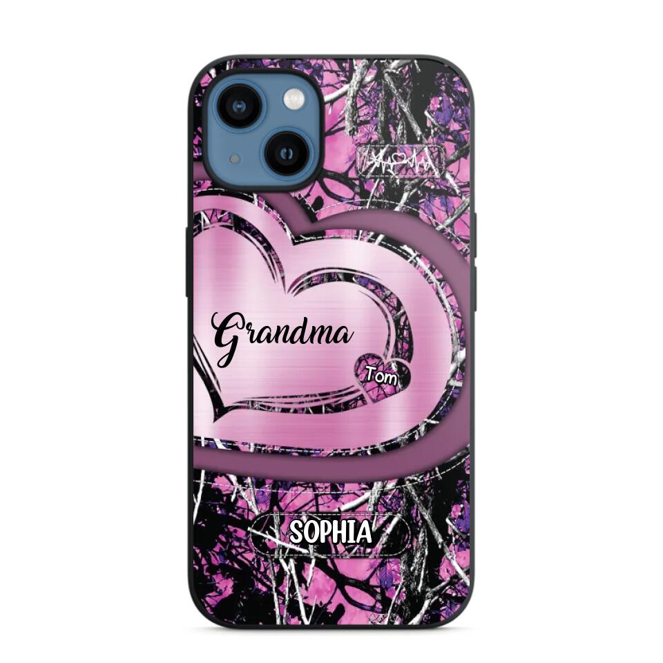 Personalized Grandma Kid Phone Case Printed 22OCT-HY06