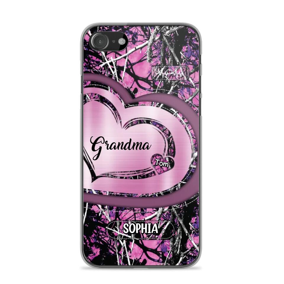 Personalized Grandma Kid Phone Case Printed 22OCT-HY06