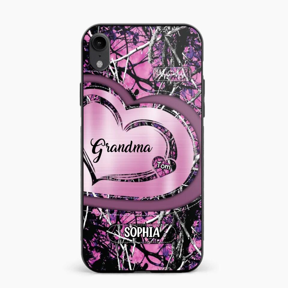 Personalized Grandma Kid Phone Case Printed 22OCT-HY06