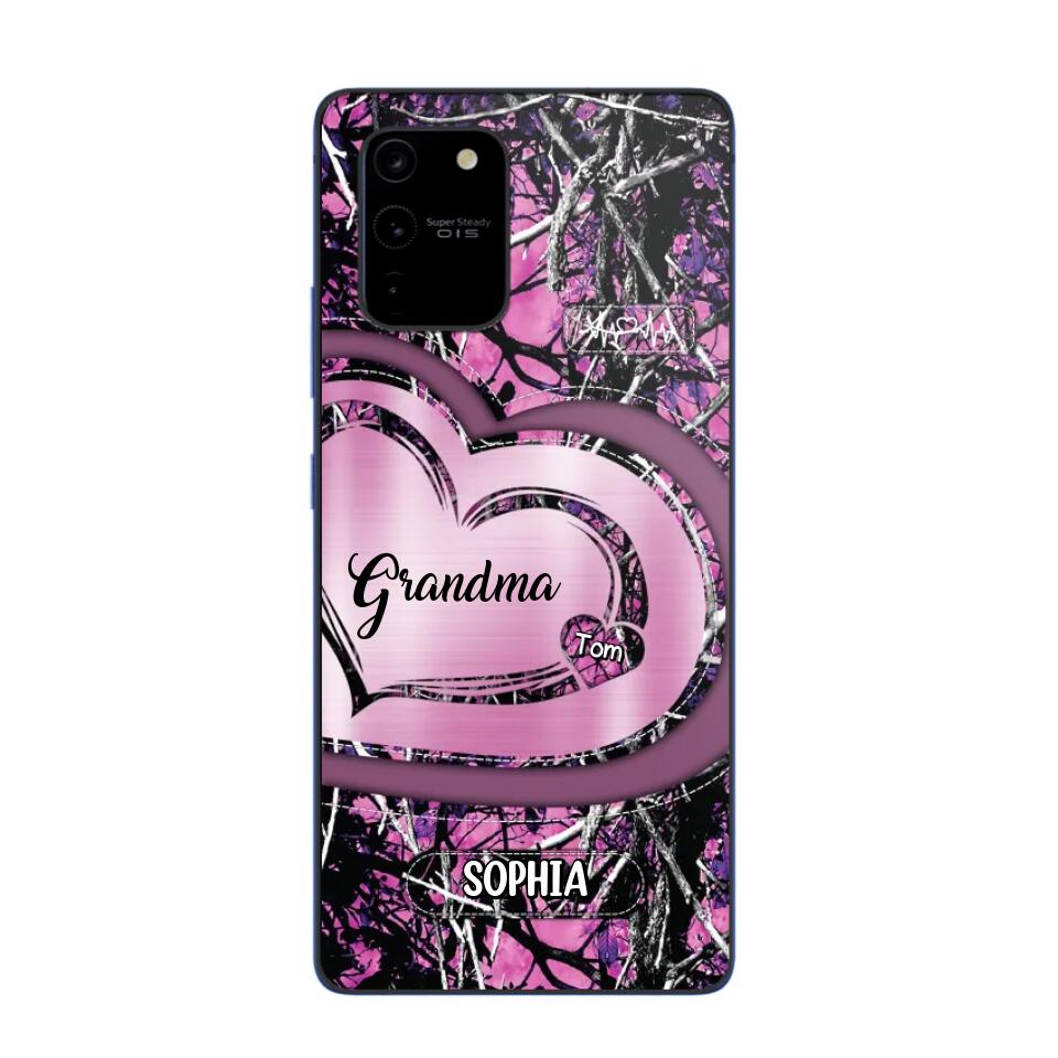 Personalized Grandma Kid Phone Case Printed 22OCT-HY06