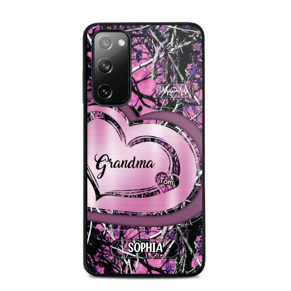 Personalized Grandma Kid Phone Case Printed 22OCT-HY06