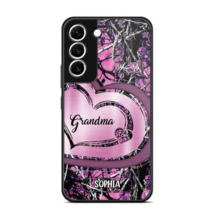 Personalized Grandma Kid Phone Case Printed 22OCT-HY06