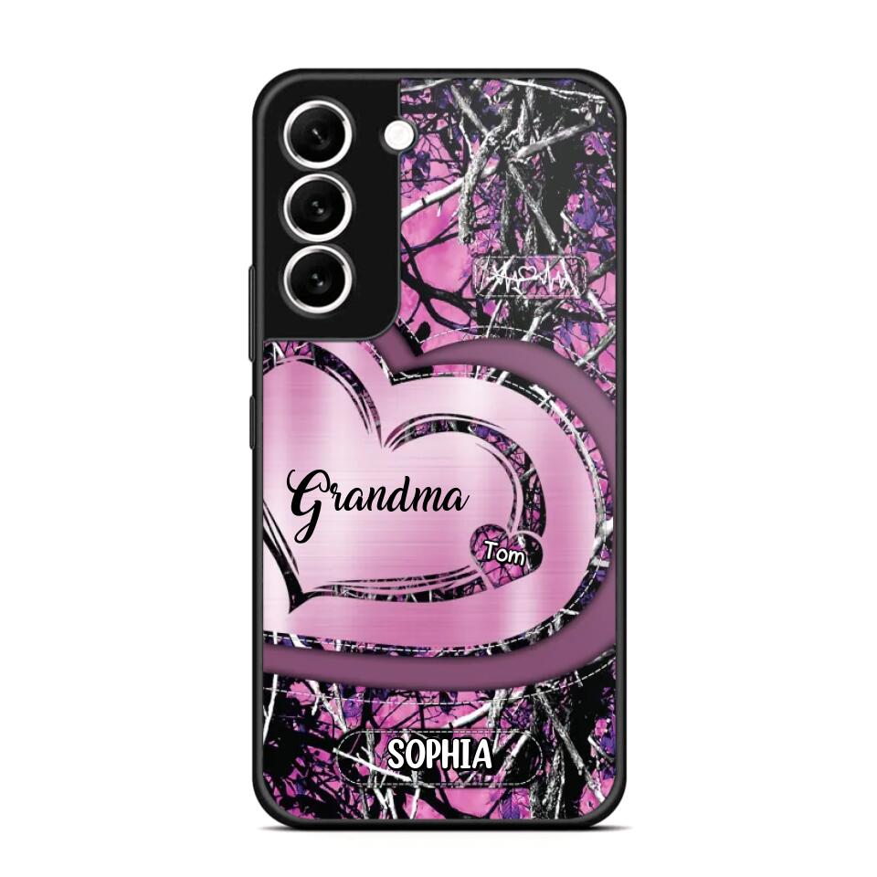 Personalized Grandma Kid Phone Case Printed 22OCT-HY06