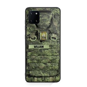 Personalized Canadian Veterans/Soldier Camo Phone Case Printed 22OCT-DT07