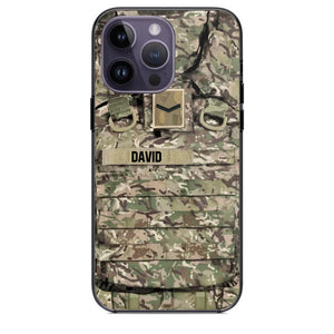 Personalized British Veterans/Soldier Camo Phone Case Printed 22OCT-DT07