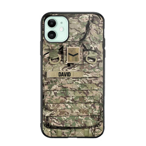 Personalized British Veterans/Soldier Camo Phone Case Printed 22OCT-DT07