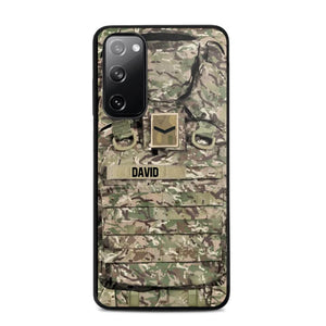 Personalized British Veterans/Soldier Camo Phone Case Printed 22OCT-DT07