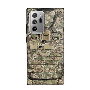 Personalized British Veterans/Soldier Camo Phone Case Printed 22OCT-DT07