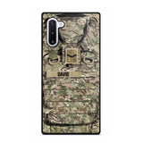 Personalized British Veterans/Soldier Camo Phone Case Printed 22OCT-DT07