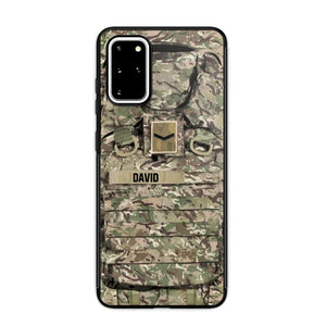 Personalized British Veterans/Soldier Camo Phone Case Printed 22OCT-DT07